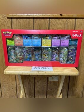 Pokémon TCG: Prismatic Evolutions Costco 8-Pack Mini Tins Sealed NEW